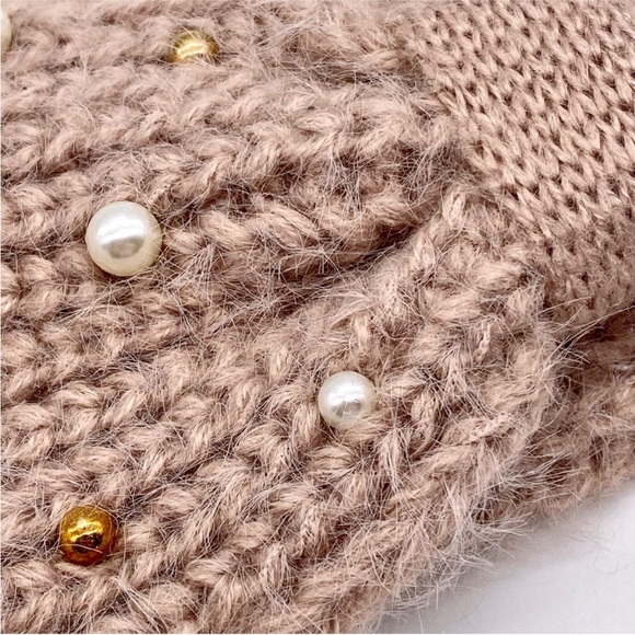 Summer & rose knitted headband - Picture 2 of 6